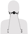 Deluxe Ball Gag and Nipple Clamps