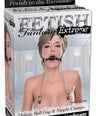 Deluxe Ball Gag and Nipple Clamps