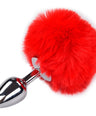 Metal Anal Fluffy Plug S
